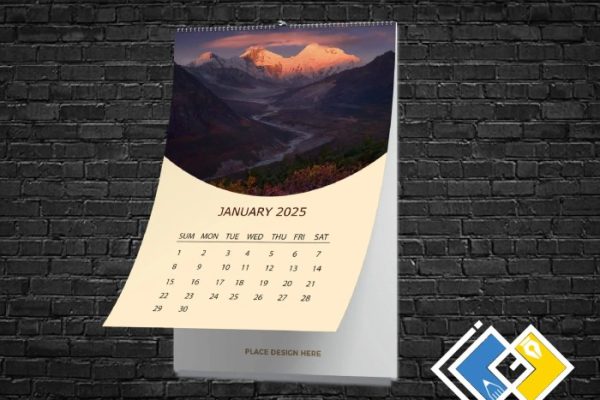 Contoh desain kalender perusahaan