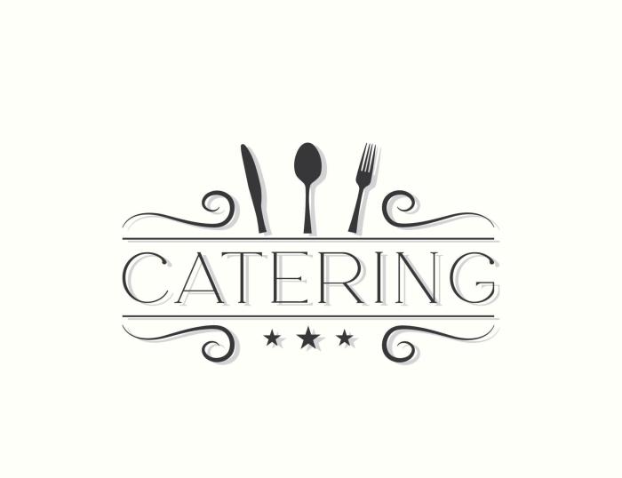 Contoh desain logo catering